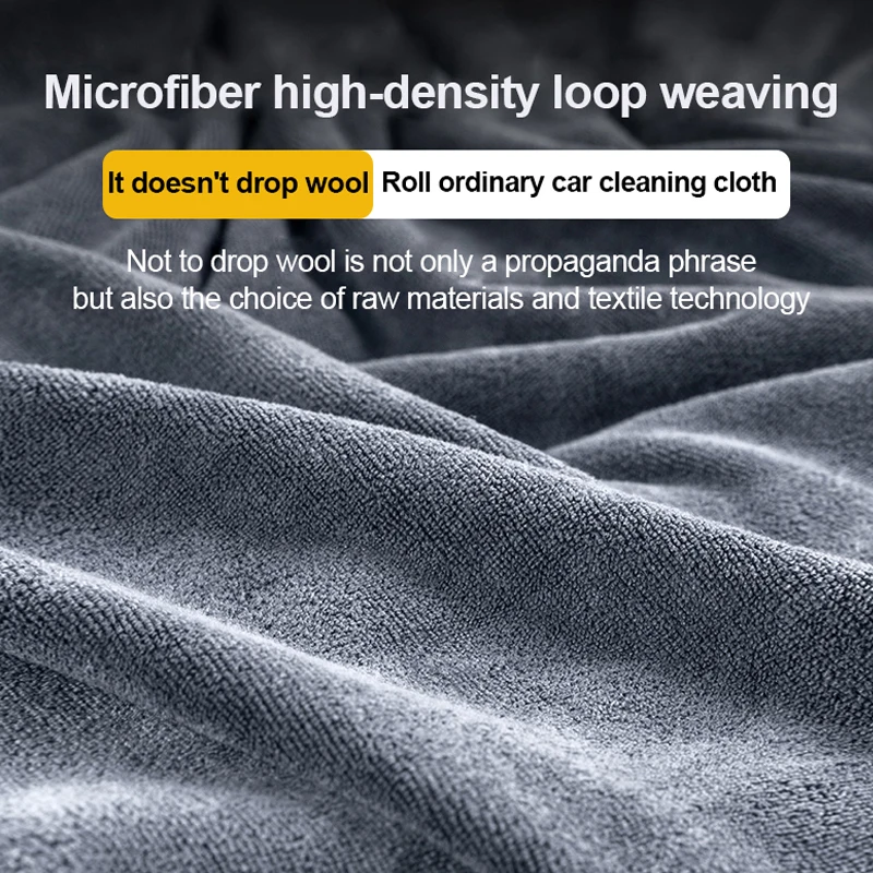 Microfiber Cleaning Towel Super Absorbent Thicken Soft Drying Cloth Car Body Washing
