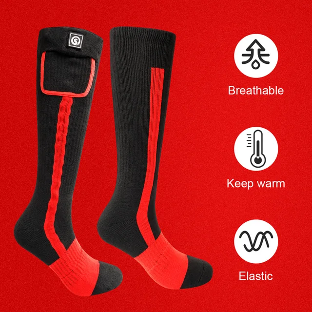 Savior Heat – Chaussettes Chauffantes Avec Batterie Rechargeable Pour Homme  Et Femme, Pour L'hiver, Moto, Ski, Chasse, Pêche, Offre Spéciale -  Chaussettes De Sport - AliExpress