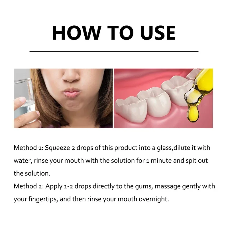 Whitening Teeth Essence teeth whitening product teeth whitening essence gum repair drops teeth health product effectively repair damaged gums Remove stains Clean teeth Oral dental care relieves swelling gums Expert