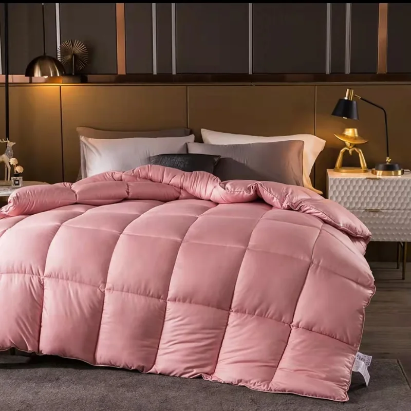 

Advanced Goose Down Duvet Quilted White Quilt Thickened Keep Warm Student Dormitory Wool Matte Hotel Feather Velvet