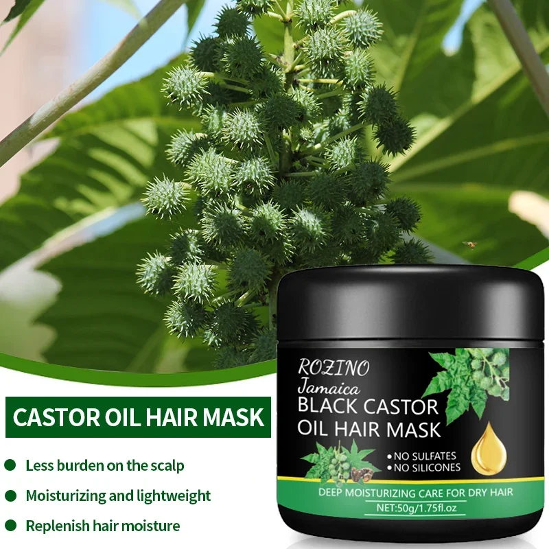 Jamaican Black Castor Oil Hair Mask Contains Black Castor Essence Fix Dense Hair Smooth Dry And Rough hair mask