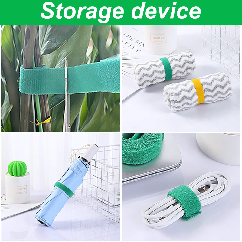 2M Wire Winder Tape Cable Organizer Cable Management Earphone Mouse Cord Management Ties Protector For iPhone Xiaomi Samsung