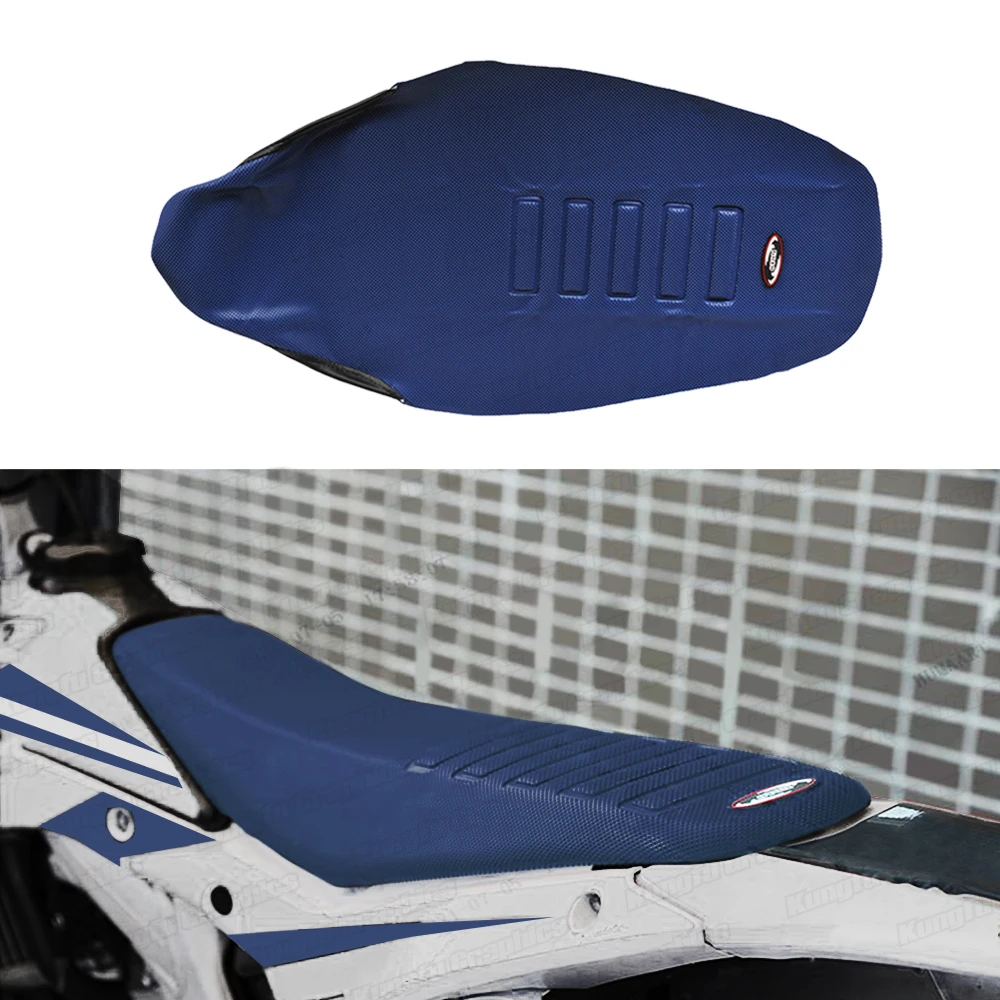 JY Racing Antislip Gripper Seat Cover for Yamaha WR250F WR450F YZF450 Suzuki RMZ 250 450 CRF450X KXF250 KX450F Blue Black Red комплект уплотнителей передней вилки и масляной пыли для yamaha yz125 250 450 f wr250f wr450f crf250r honda crf450r 48 мм c