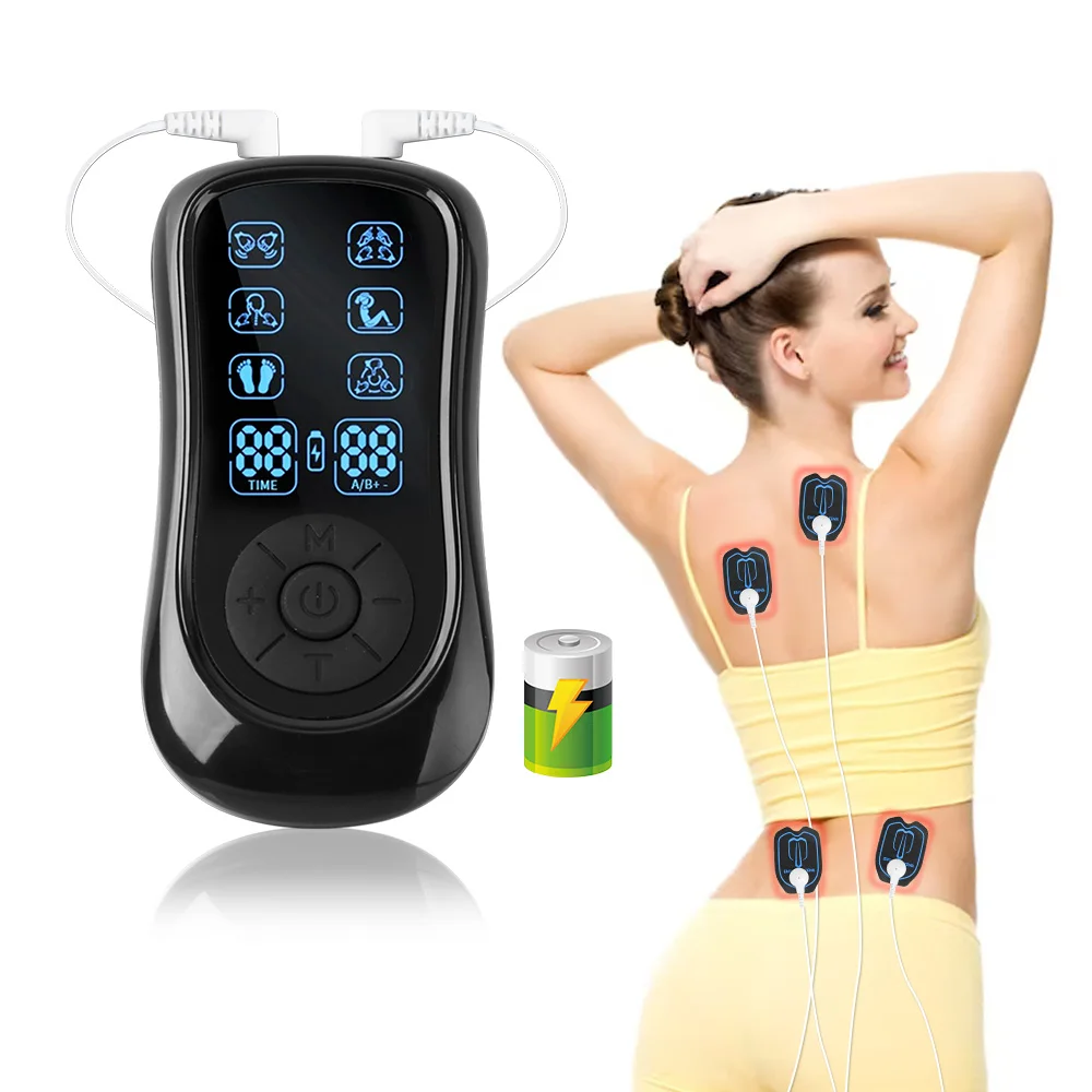 

LCD 6 Modes Electrical Tens Pulse Massager EMS Muscle Stimulator Acupuncture Digital Frequency Physiotherapy Machine Fat Burner