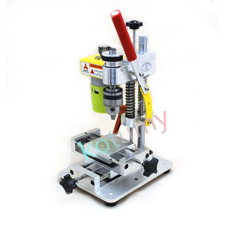 795 Motor B10 B12 JTO Metal Wooden DIY Crafts Tool Mini Drill Press Precision Table Drilling Machine Portable Benchtop Driller 3