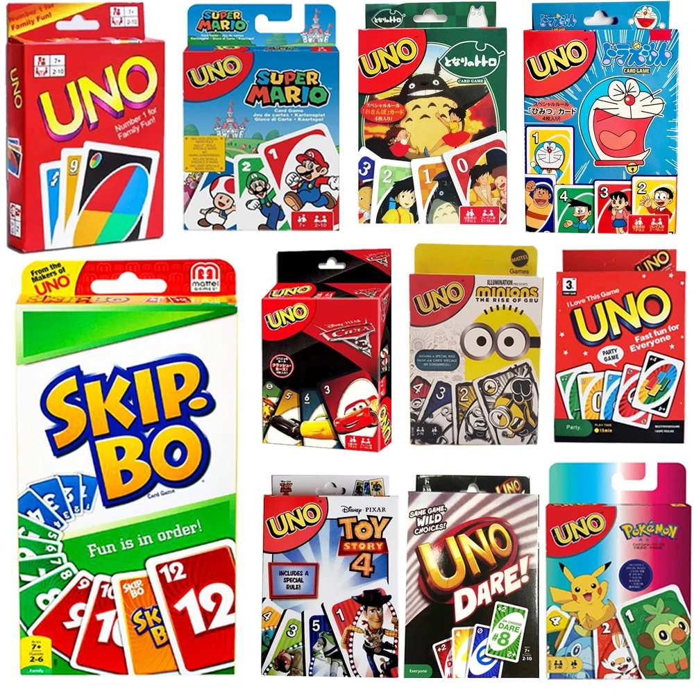 Mattel UNO FLIP! Games Family Funny Entertainment Board Game cartas uno Fun  Playing Cards Kids Toys Gift Box uno Card Game - AliExpress