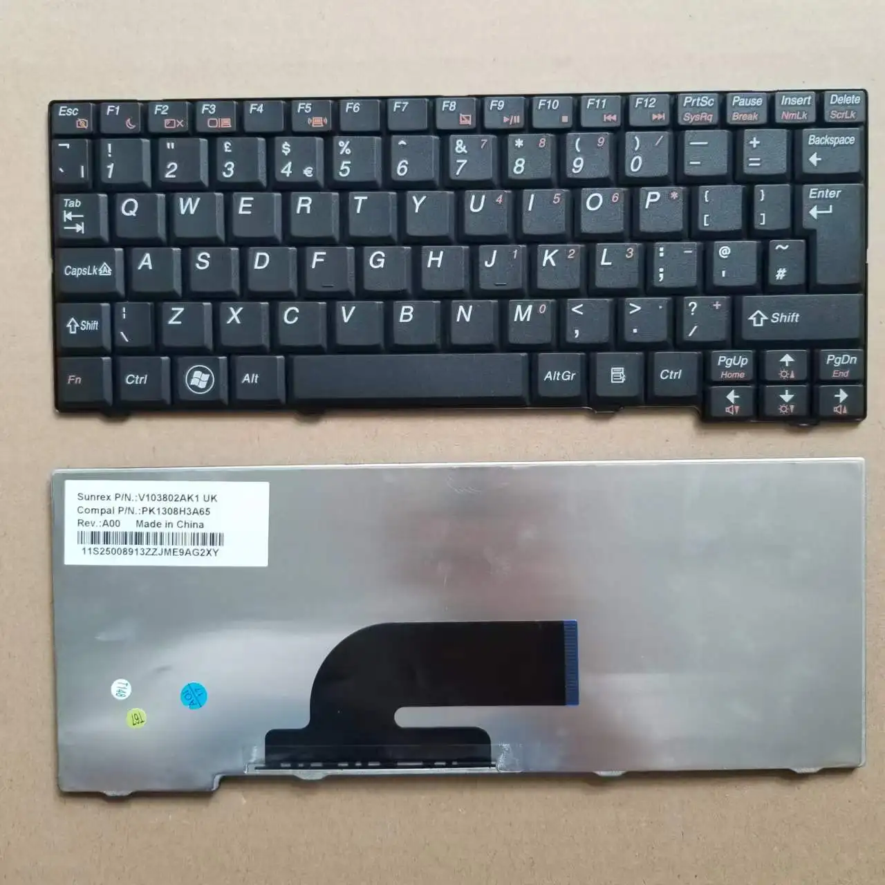 

Новинка, клавиатура для ноутбука Lenovo IdeaPad S11, цвет черный, модель V103802AK1 PK1308H3A65