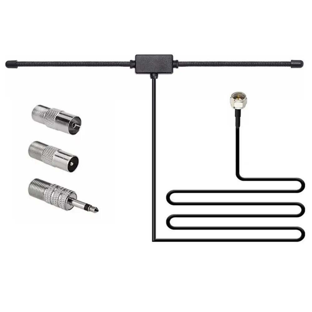 FM Radio Antenna FM  F-Head Sheep Horn Antenna Car FM TV Radio  Radio Station  F Female Head To TV3.5 Mono