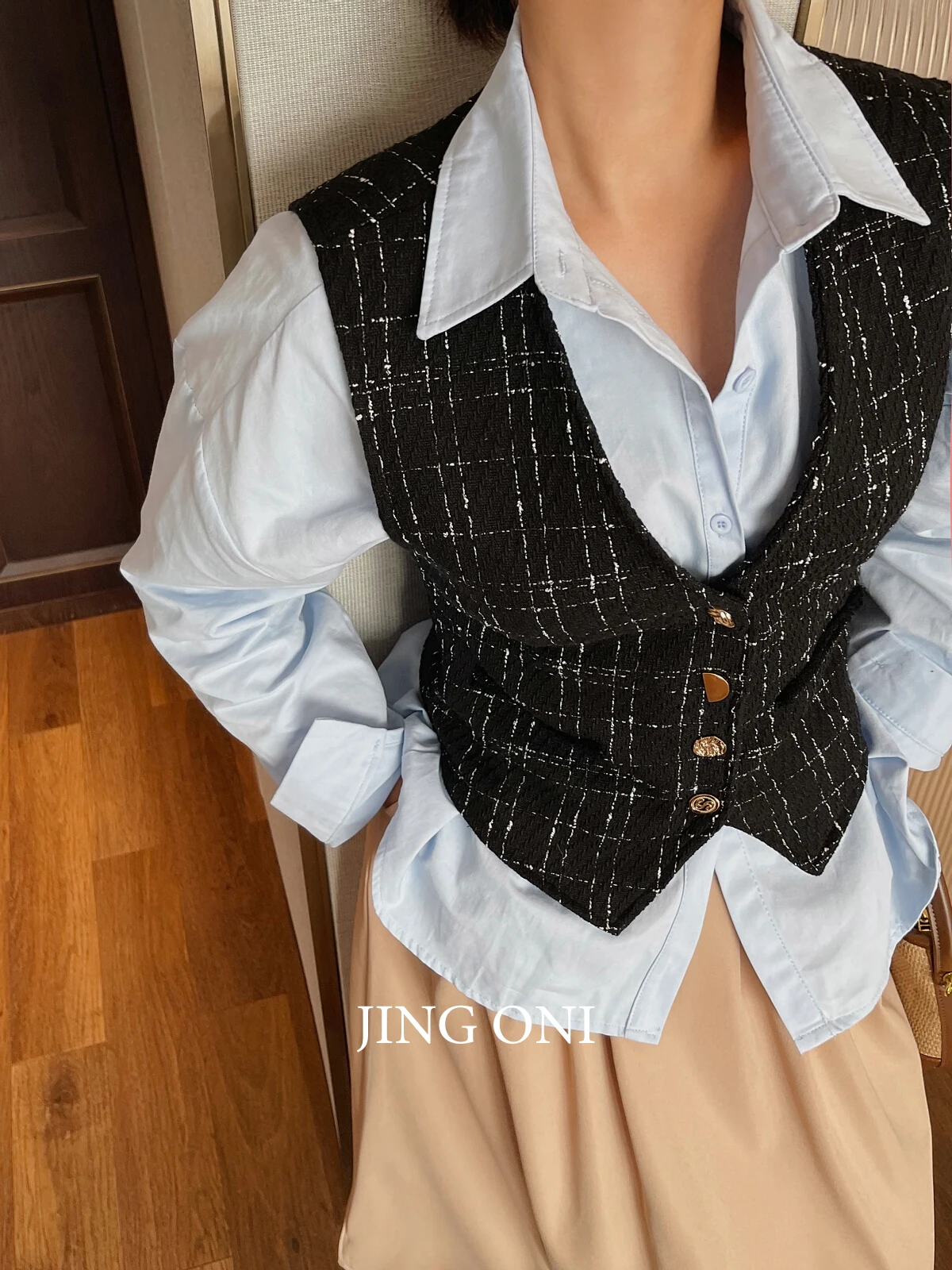 

Sequin Vest Sleeveless Blazer Luxury Jacket 2024 Spring Woman Clothing Y2K Korean Fashion Style Vintage Tops Coat Elegant Suit