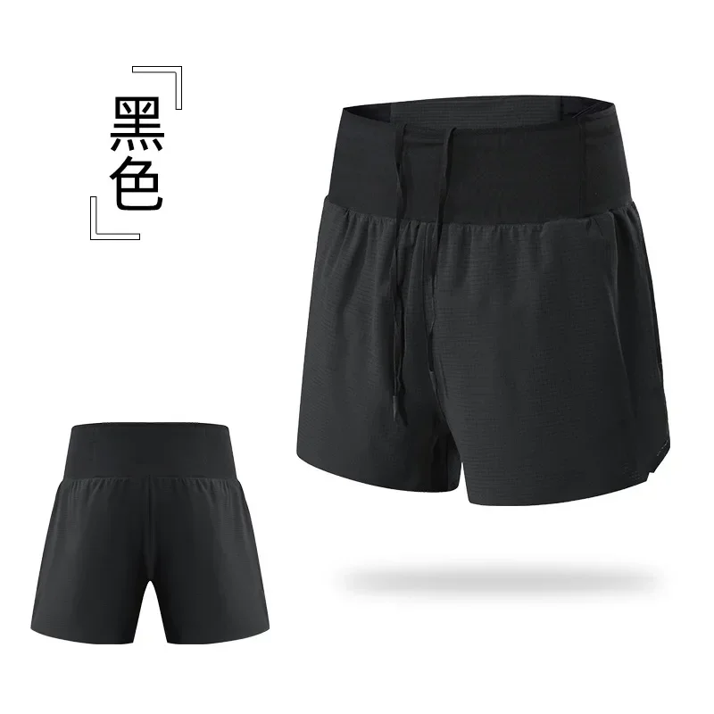 Men Double Deck 2 in 1 Fitness Shorts Marathon Running Training Pants Gym Workout Basketball Sports Jogging Shorts Sportswear 6