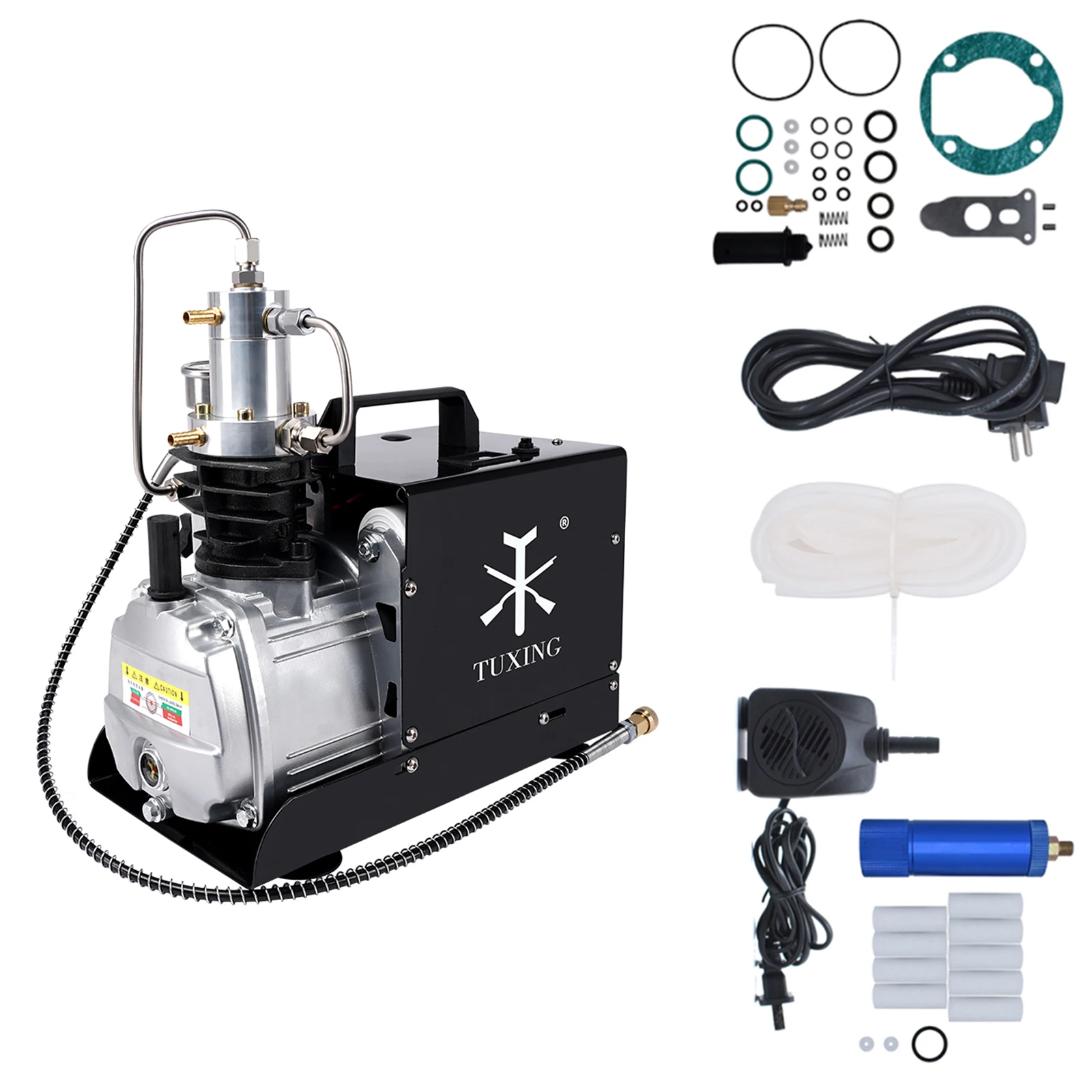 Réservoir Air 4500psi TUXING 6.8L - Fibre Carbone, Station