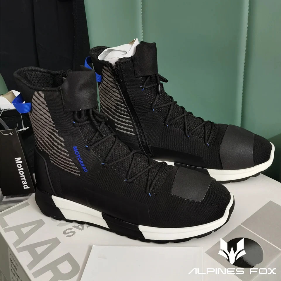 Motorcycle Riding Boots for BMW Motorrad Men's Motorbike Shoes