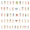 10/30/50/102PCS Sonny Angel Stickers Cute Cartoon Graffiti Sticker Luggage Laptop Guitar Car Bike DIY Decals Scrapbook Kids Toys 5