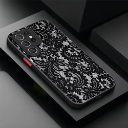 Vintage Lace Floral Phone Case Cover - Galaxy S20 FE (1)
