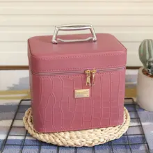 

Travel Waterproof Portable Women Makeup Bag High Capacity Toiletries Organizer Storage Cosmetic Bag Cases Zipper Beauty Pouch