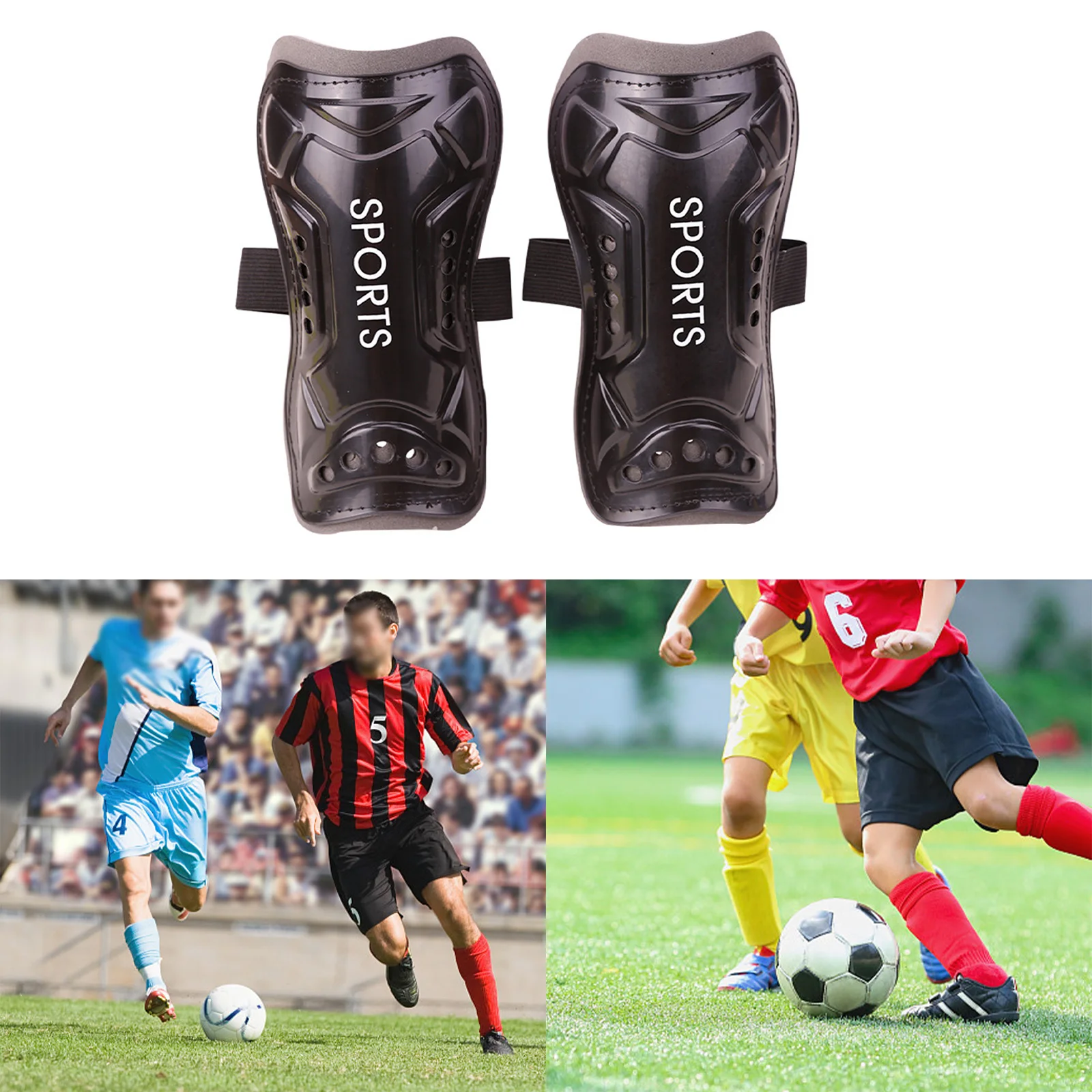 1 Pair Sports Soccer Shin Guard Pad Sleeve EVA Football Shin Pads Adult Children Leg Support Compression Calf Sleeve Shinguard