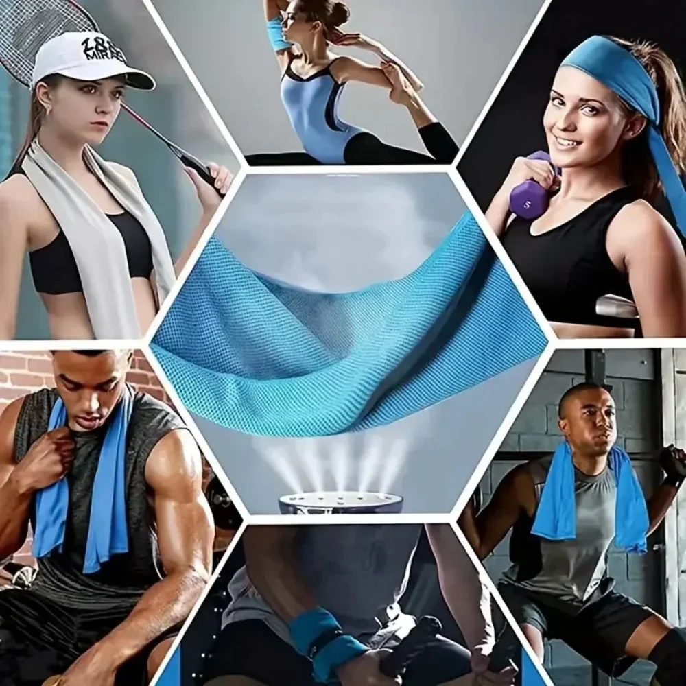 Compact Cool Towel - Quick-Dry Outdoor Fitness & Sports Essentials