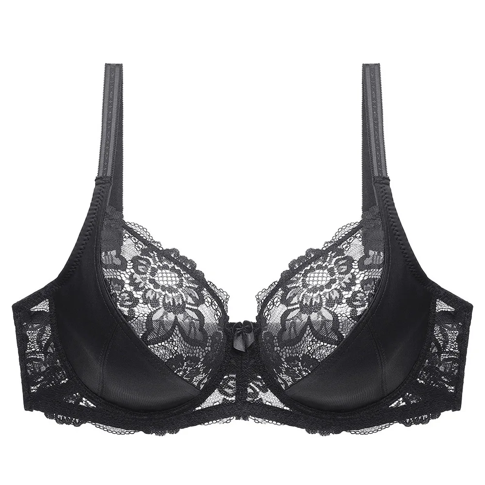 

Bra Ladies Sexy Lace Large Plus Size Elegant Push Up Thin Section Breathable Soft Comfort Underwear Lingerie For Women Hot Sell