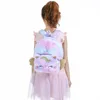 Unicorn Backpack Personalized Tie Dyed Plush Book Bag Cute Wings Girl Bag Children's Day Gift Birthday Gift 2