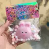 New Cartoon Kawaii Plush Cat Paw PU Slow Rebound Toy Creative Ins Small Fresh Pinch Music Fidget Toy Children Decompression Toys 2