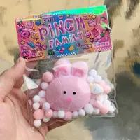 New Cartoon Kawaii Plush Cat Paw PU Slow Rebound Toy Creative Ins Small Fresh Pinch Music Fidget Toy Children Decompression Toys 2