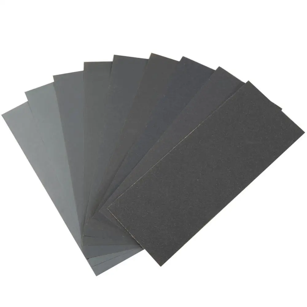 Wet Dry Sandpaper Sheets 400 600 800 1000 1200 1500 2000 2500 Polish Silicon Carbide Home Coarse polish sand paper sandpaper tools