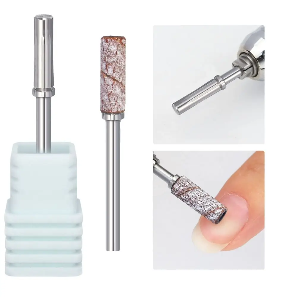 

Drill Bit Nail Sanding Ring Bearing Nail Cone Tip Manicure Mini Sand Ring Shaft Core Pedicure Cuticles Tool Polishing Head Nail