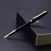 Duke 209 Luxury Black and Silver 0.8mm Curved Tip Calligraphy Pen Metal Steel Inking Pens with Original Gift Box Free Shipping 2