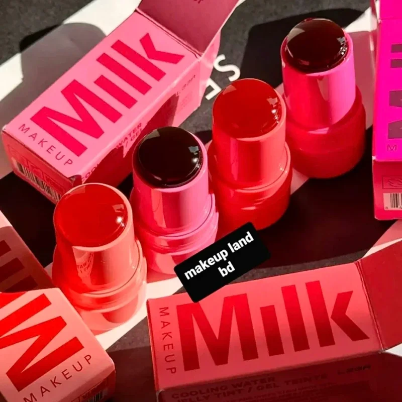 Milk Makeup New Blush Stick Cooling Water Jelly Jelly Blush Stick Lip Balm 2 in 1 Multi-color Makeup 3