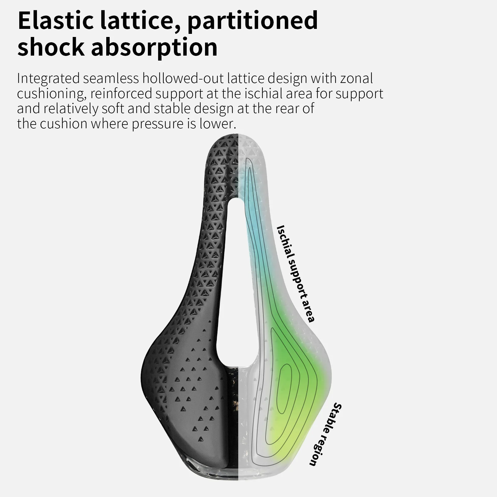 TOSUOD 3D Printed Carbon Fiber Ultralight Hollow Bicycle Saddle Racing - Image 4