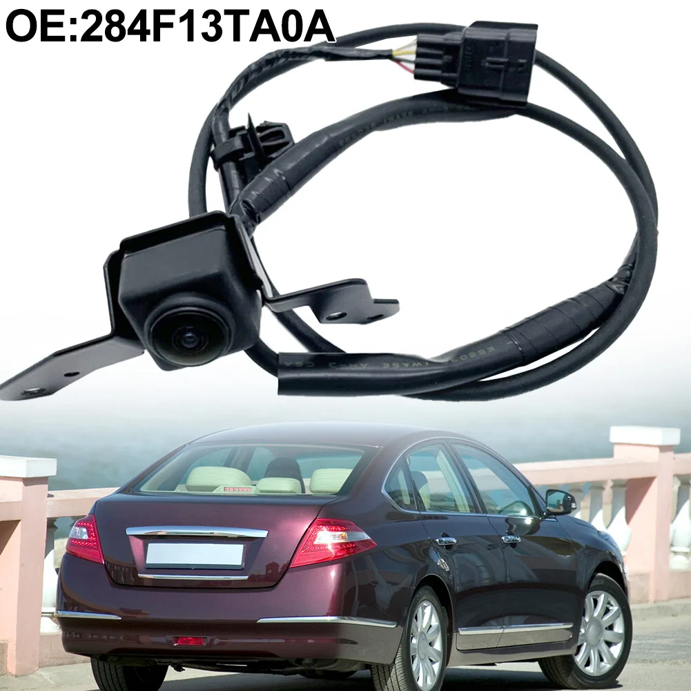

1pcs Black Front Camera 284F13TA0A For Nissan For Teana For Altima 284F1-3TA0A Car Front View Camera