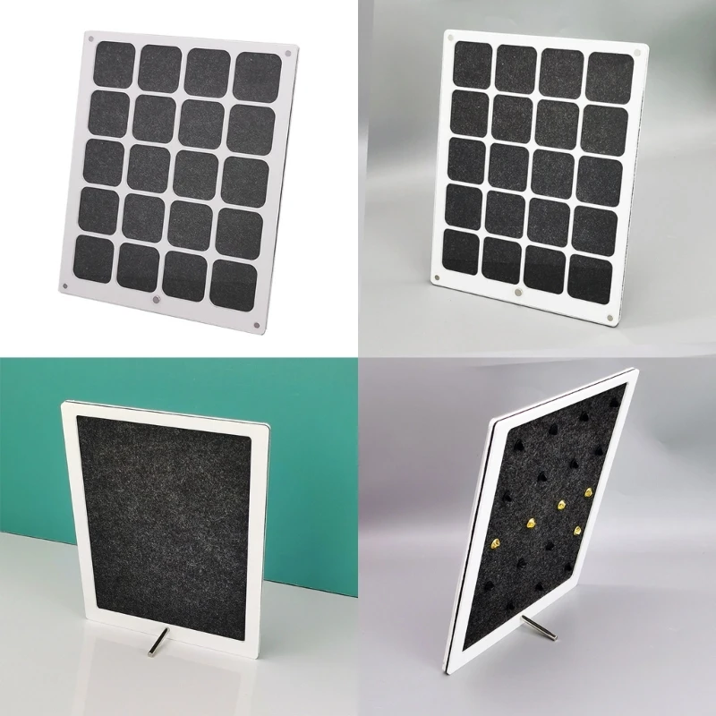 Acrylic Brooch Pin Organizers Display Commemoratives Storage Case Badge Enamels Pin Collections Holder Tabletop & Wall