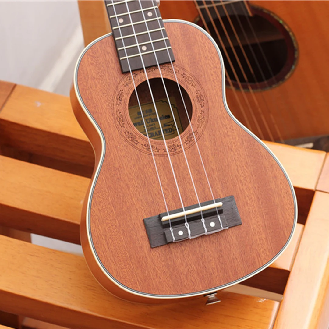 

Укулеле для взрослых, 21/23/26 дюйма, 4 струны, красное дерево, укулеле, концерт сопрано, тенор, музыкальные инструменты, акустическое укулеле, гитара для взрослых