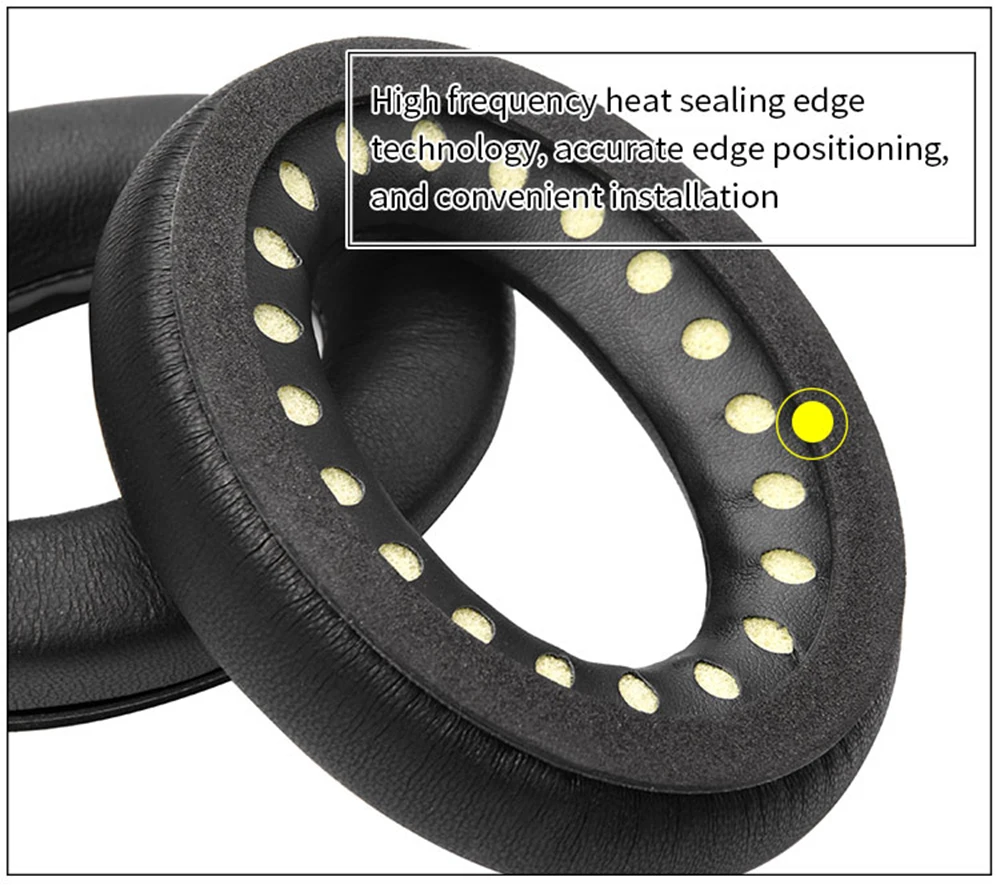 Lambskin Ear Pads For Bose QC45 Headphone Cushion QuietComfort 45 Headset Leather Foam Pad Earpads Sponge Earmuffs