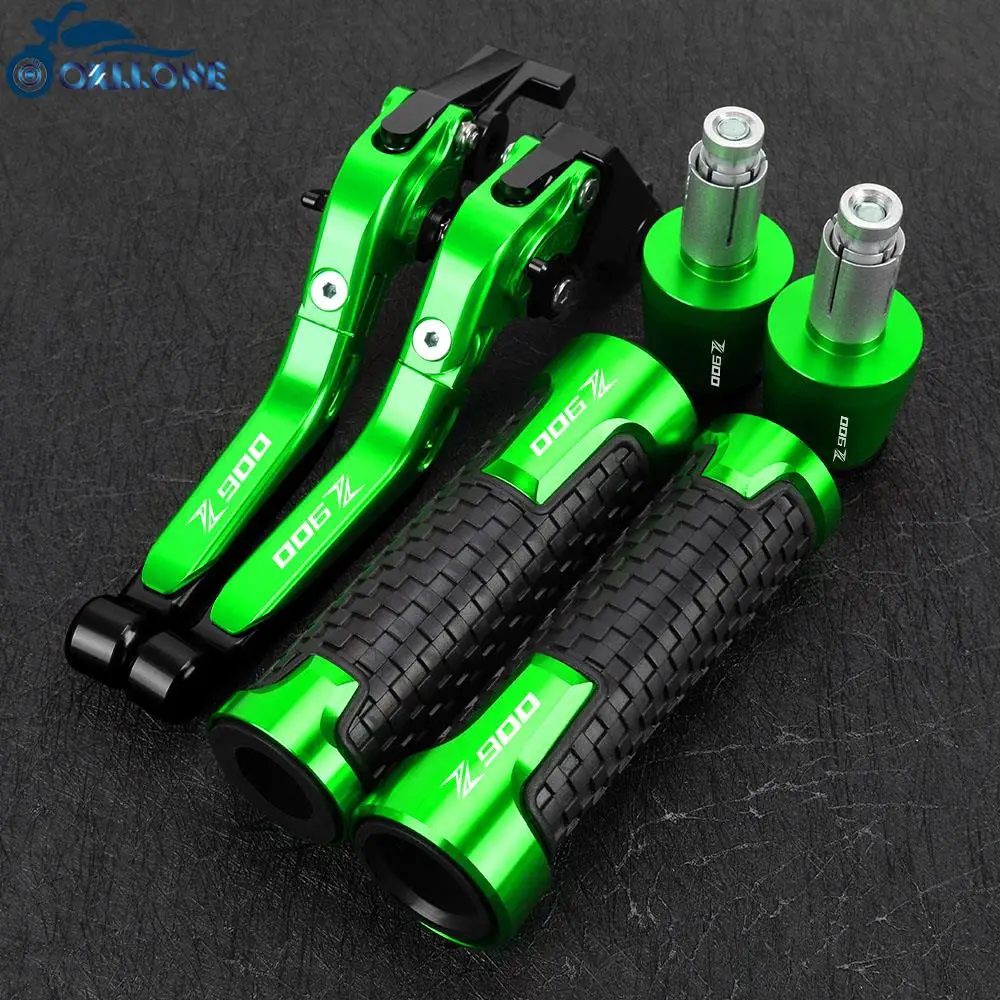 

Z 900 For KAWASAKI Z900 2017 2018 2019 2020 Motorcycle CNC Aluminum Adjustable Brake Clutch Levers Handlebar Hand Grips ends