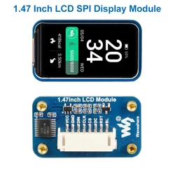 Tech d'écran LCD pour Raspberry Pi 4 3 ontariPico, 1.47x172, écran IPS, ST7789V3, pilote petéventuelles I pour Ardu37STM32, 320 pouces