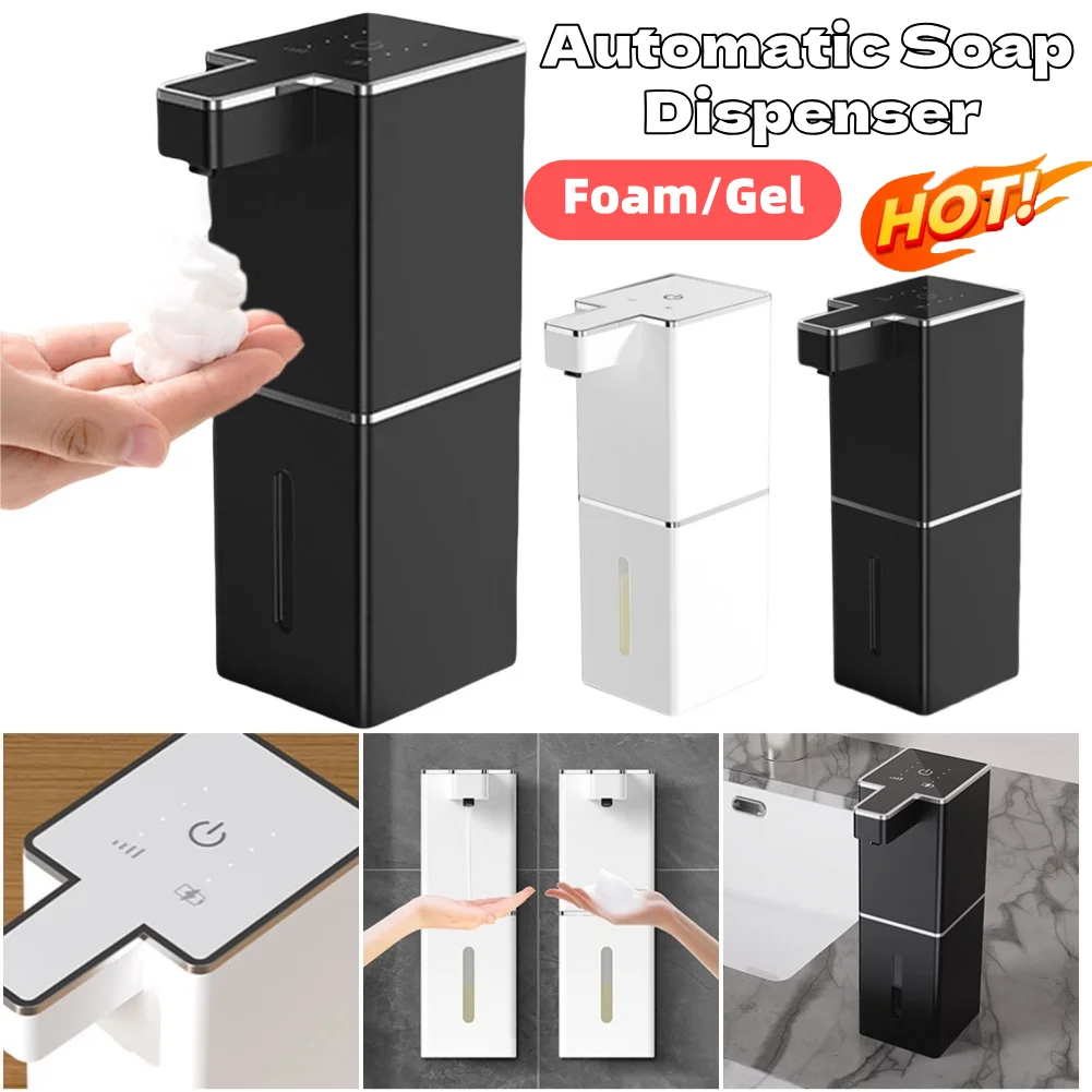 Automatic Hand Washing Soap Dispenser Refillable Touchless Foaming Soap Dispenser 300ml Foam Spray Gel soap dispenser hand sanitizer dispenser foaming soap dispenser foam pump bottle