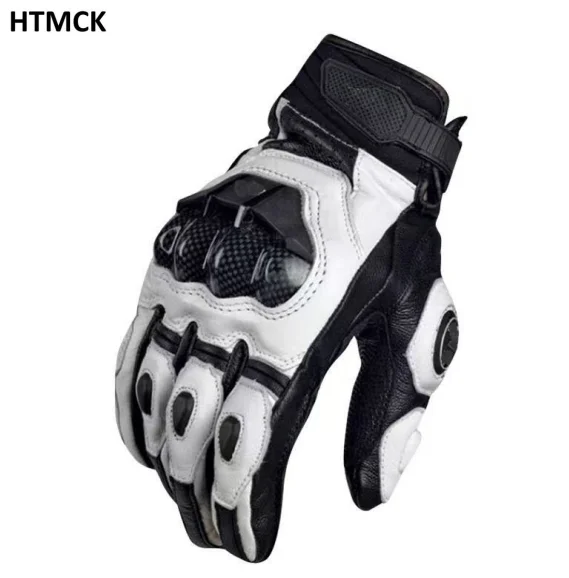 Enhanced Protective Breathable Motorcycle Gloves with Touch-Screen Capability
