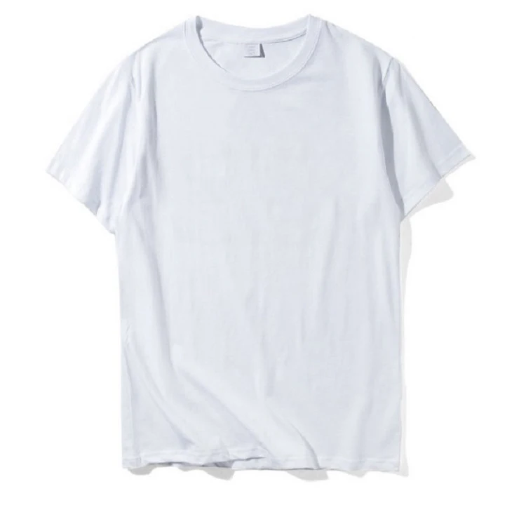 Unisex Custom Design Personalized Harajuku Solid Color Pure Cotton T-Shirt with Logo and Text Printing