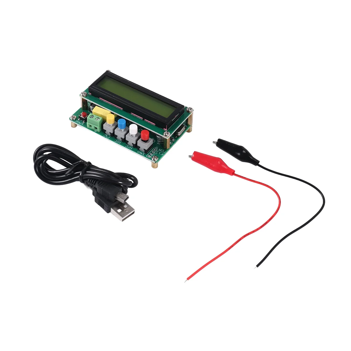 Lc100-A Digital Lcd High Precision Inductance Capacitance L/C Meter Capacitor Tester Frequency 1Pf-100Mf 1Uh-100H Lc100-A + 3