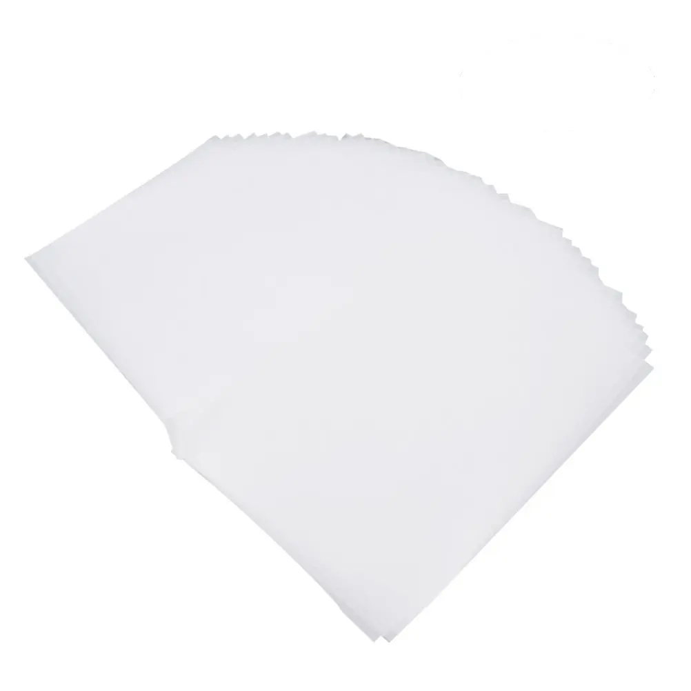 100Pcs 고품질 투명 트레이싱 페이퍼 쉽게 찢어지지 않음 매끄러운 표면 트레이싱 드로잉 쓰기 서예에 적합