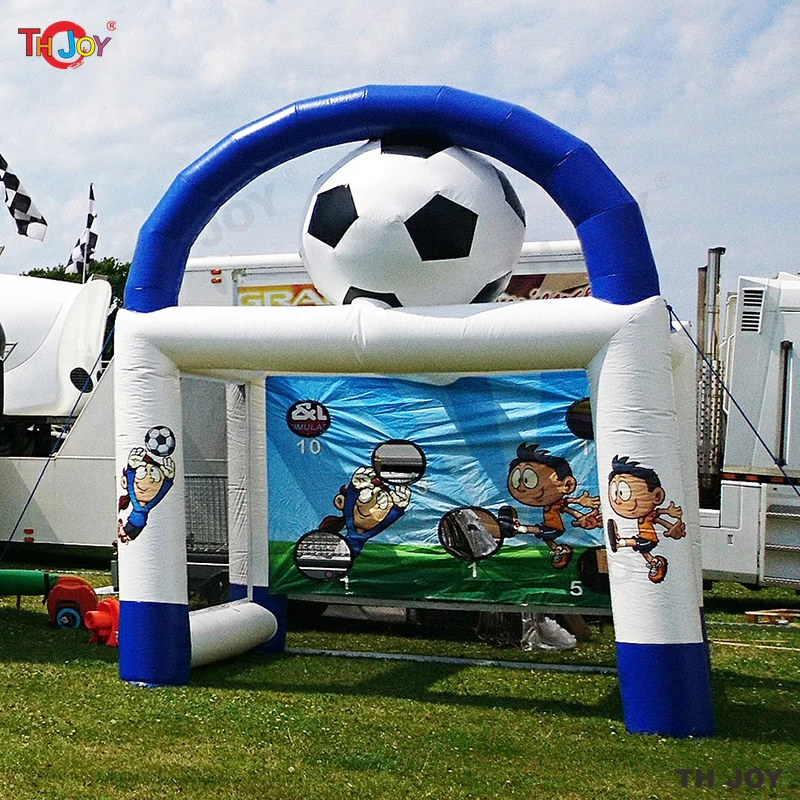 Inflatable Soccer Goal Kid's Playground Penalty Shootout Carnival Sport ...