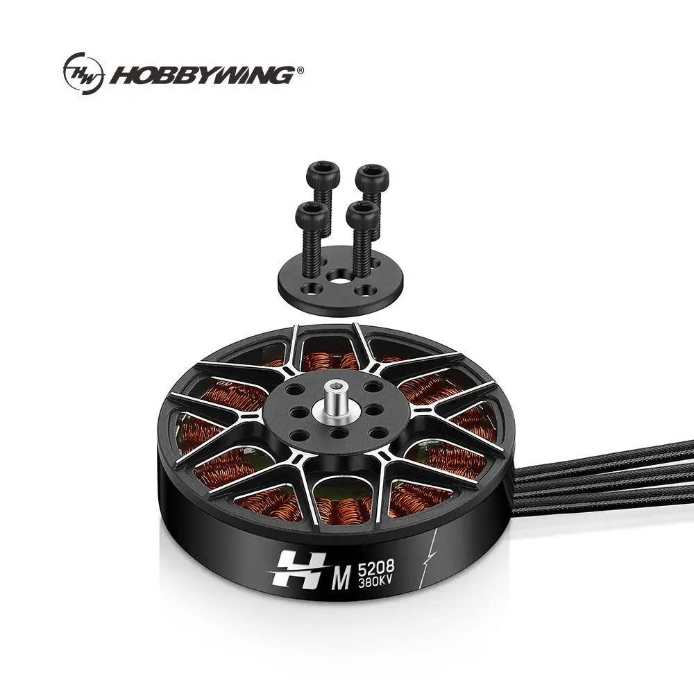 Hobbywing HM 5208 320KV/380KV Moteur Drone 6S 5.3kg Poussée