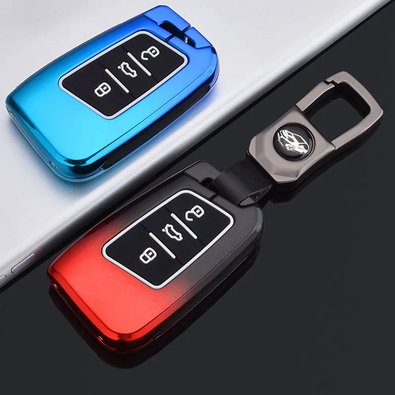 Fashion-Car-Key-Case-Full-Cover-Shell-Fob-per-Volkswagen-VW-Tiguan-MK2-Magotan-Passat-B8.jpg Cover chiate/telecomando per Volkswagen VW Tiguan MK2 Magotan Passat B8 CC per Skoda Superb A7 accessori - Fashion Car Key Case Full Cover Shell Fob per Volkswagen VW Tiguan MK2 Magotan Passat B8
