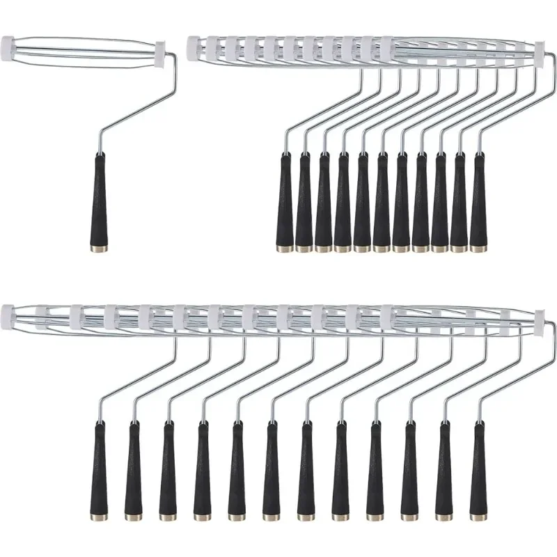 

XMSJ 9-дюймовый ролик для рисования, рамка для рисования, 5-проволочный ролик для рисования, принадлежности для рисования для стен, дома (24 шт.)