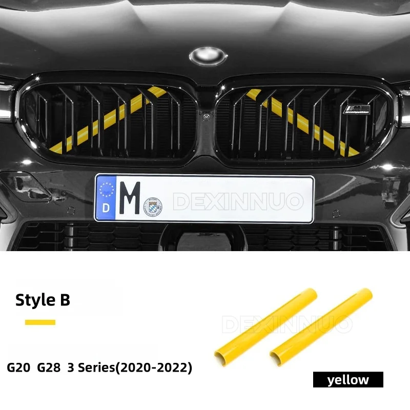 Sleek Automotive Front Grille Trim Strips