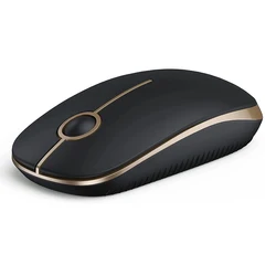 Jelly Comb 2.4G Slim Mouse Wireless with Nano Receiver Portable Optical Noiseless Mice for Notebook PC Laptop Computer MacBook