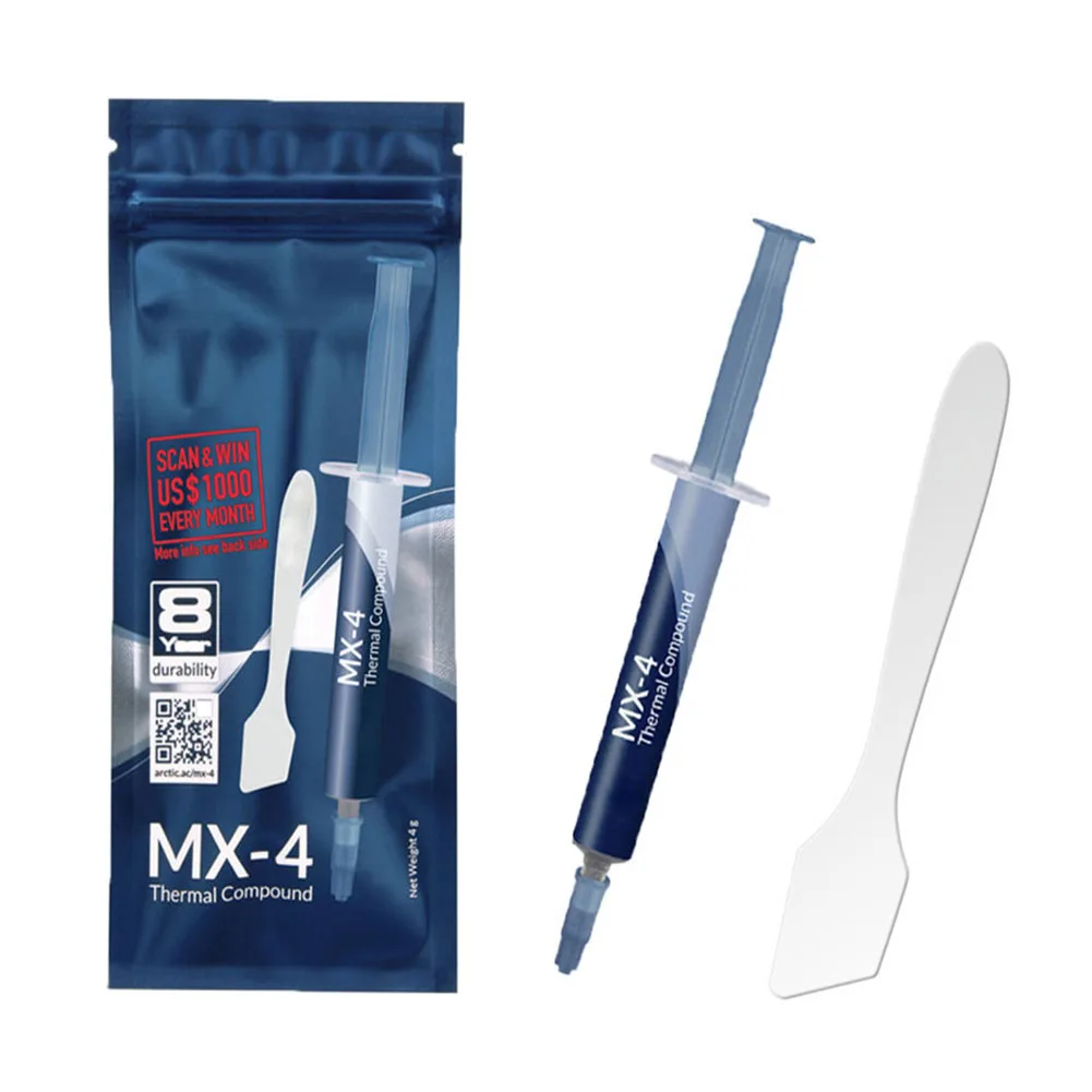 Computer Notebook Cooler Silicone Grease Thermal Paste Heat Sink Intel Processor Compound CPU MX-4 4g 2g 8g 20g MX 4 2 MX-2 | Электроника