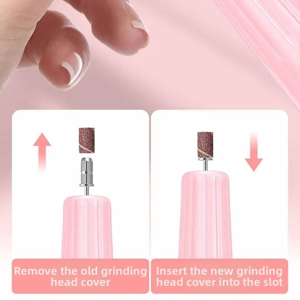 전문가용 전동 네일 드릴 머신 다단계 기어 저소음 매니큐어 기계 각질 제거 그..