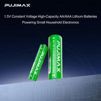 PUJIMAX Lithium-Ion Rechargeable Battery High-Capacity 1.5V 4255mWh AA&1100mWh AAA Battery for Remote Control Mouse Electric Toy 6